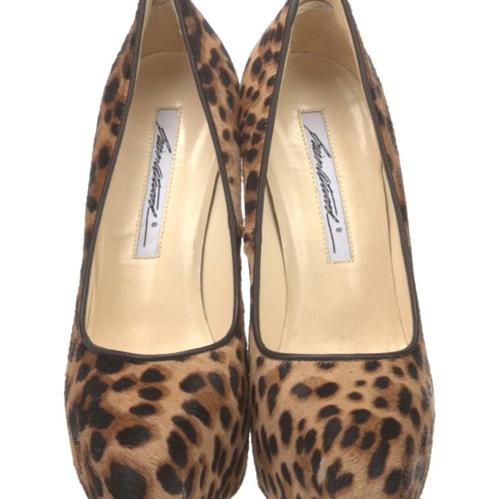 Brian Atwood Animal Print Pumps SZ 6 US IT36